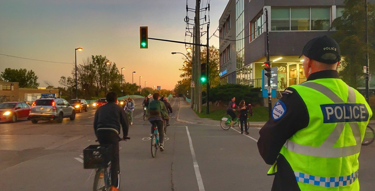 Montreal cyclists