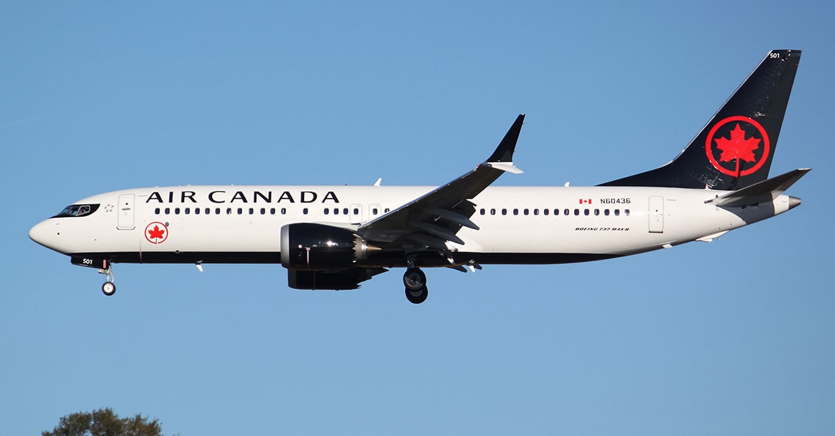 Air Canada responds to transport Canada’s closure of Canadian airspace to the Boeing 737 MAX Aircraft