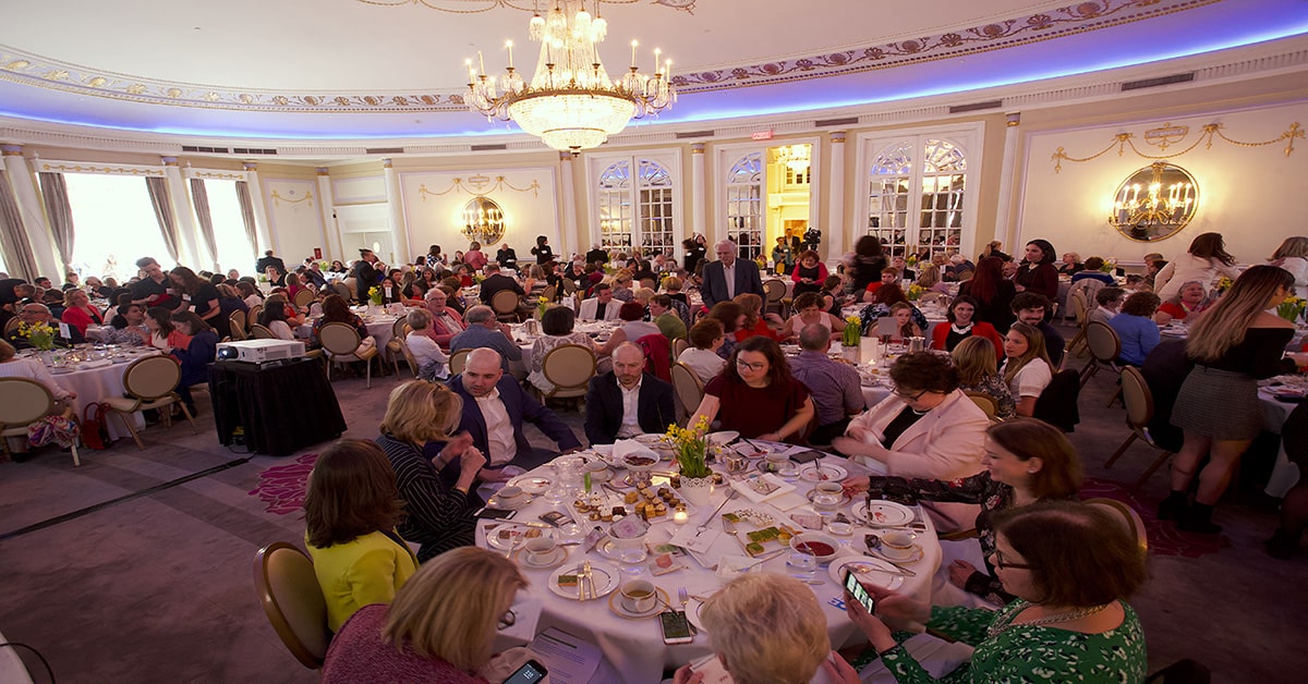 Chez Doris homeless shelter tea time fundraiser