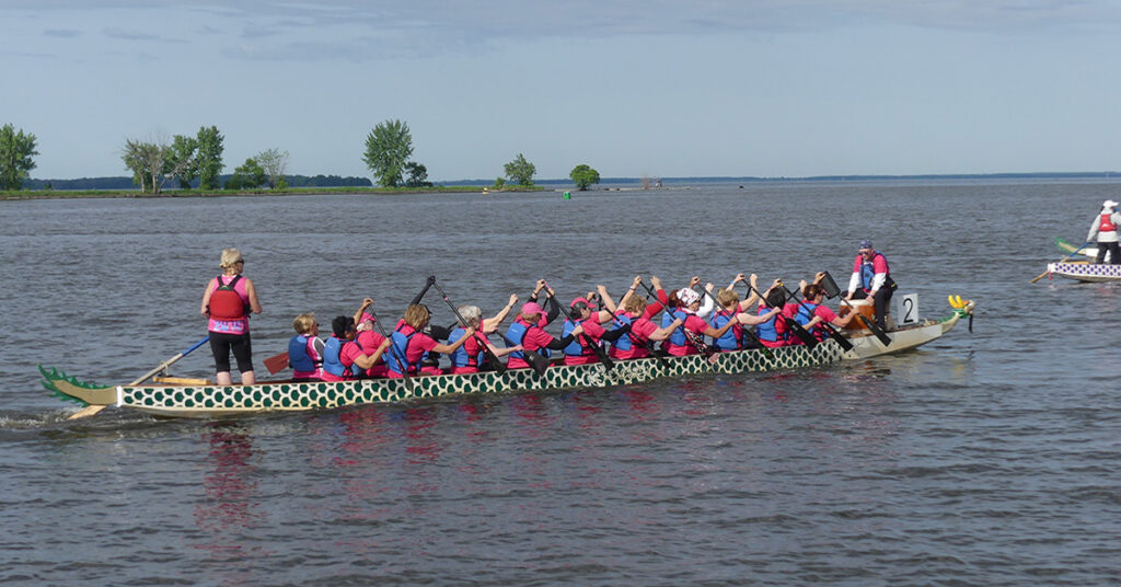 Inviting all breast cancer survivors to paddle