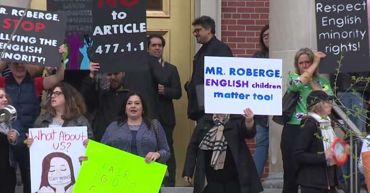 Education Minister criticized for announcing English school transfers on French radio