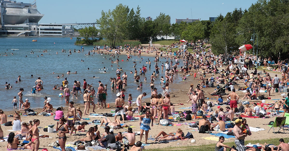 Top five beaches around Montreal