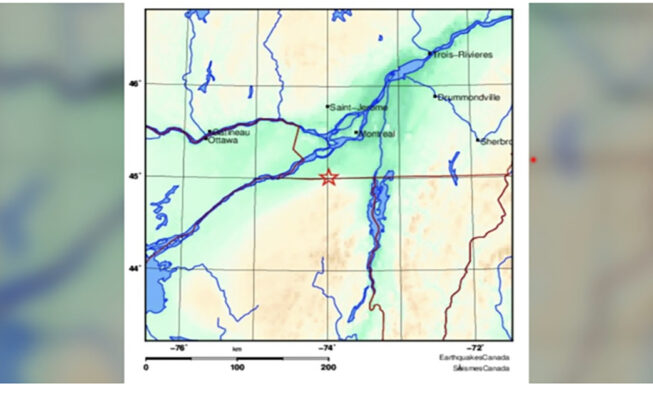Montreal Earth Quake January 13 2020