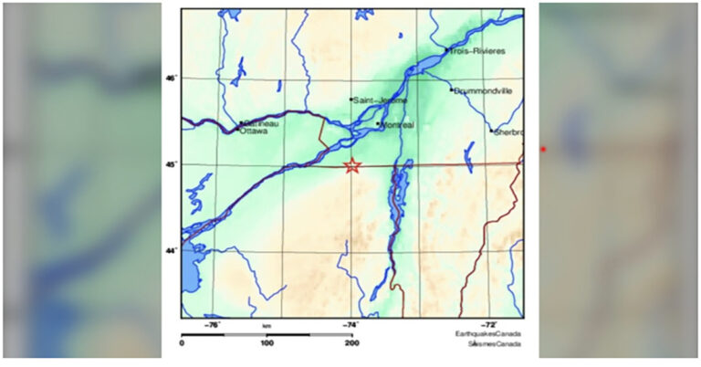 Montreal earthquake