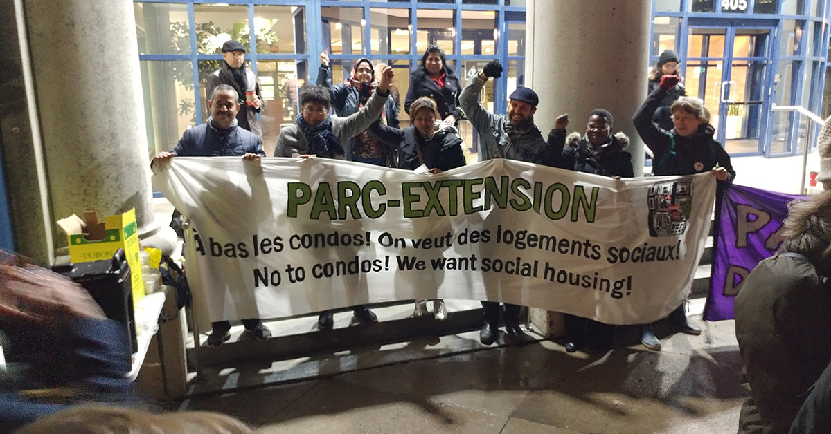 Parc-Extension Protest