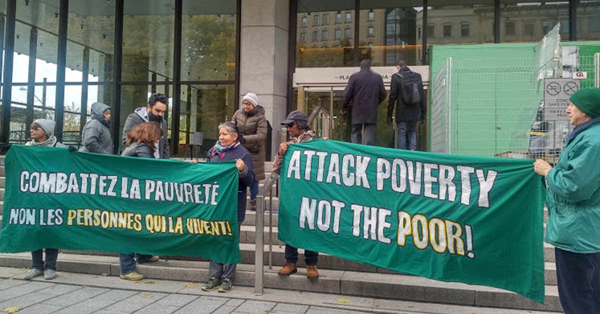 “Attack poverty, not the poor” – demonstration about Welfare