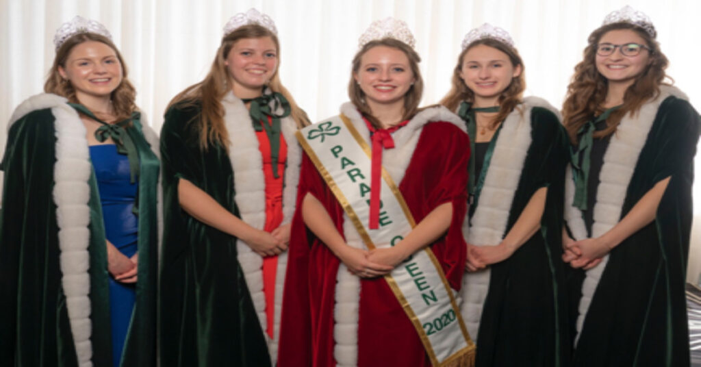Montreal St-Patrick’s Day Queen and court 2020