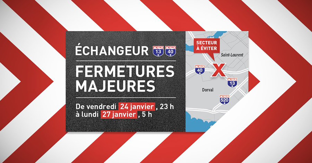 Hwy 40 and Hwy 13 closures