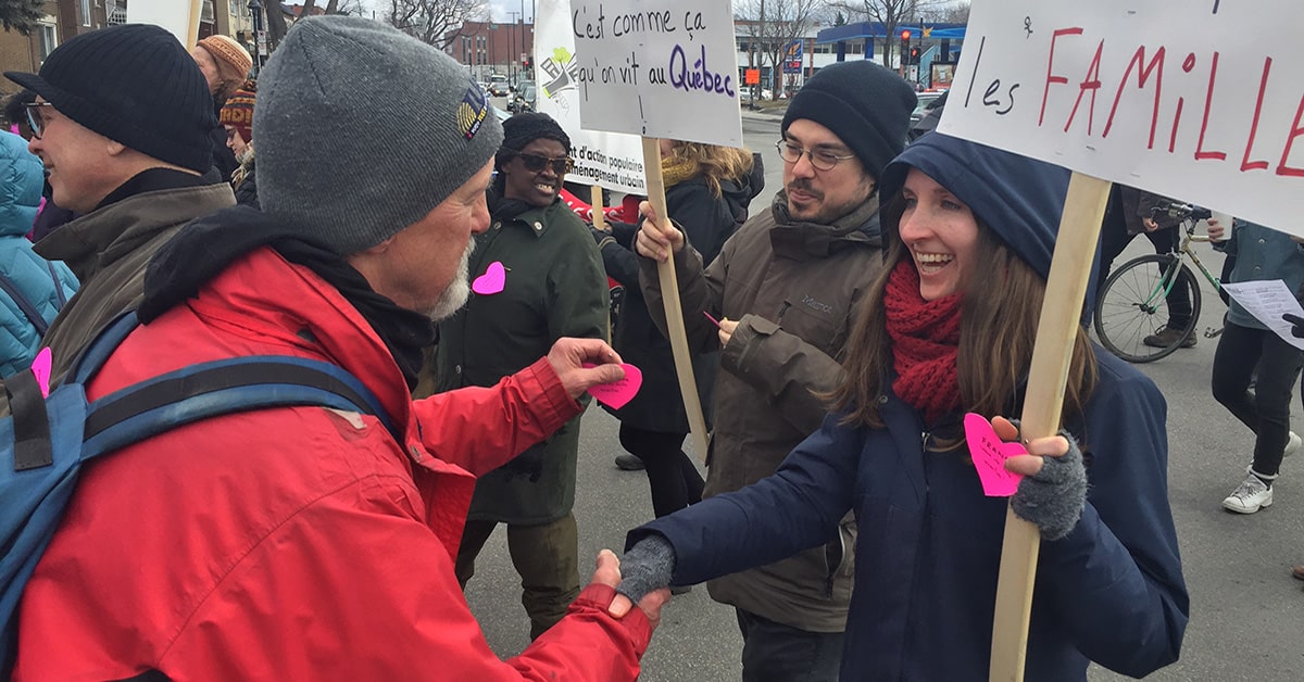 St-Michel residents demonstrate over cityâ€™s plans for Francon Quarry