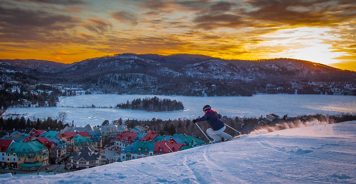 Tremblant February rides in fun and exciting