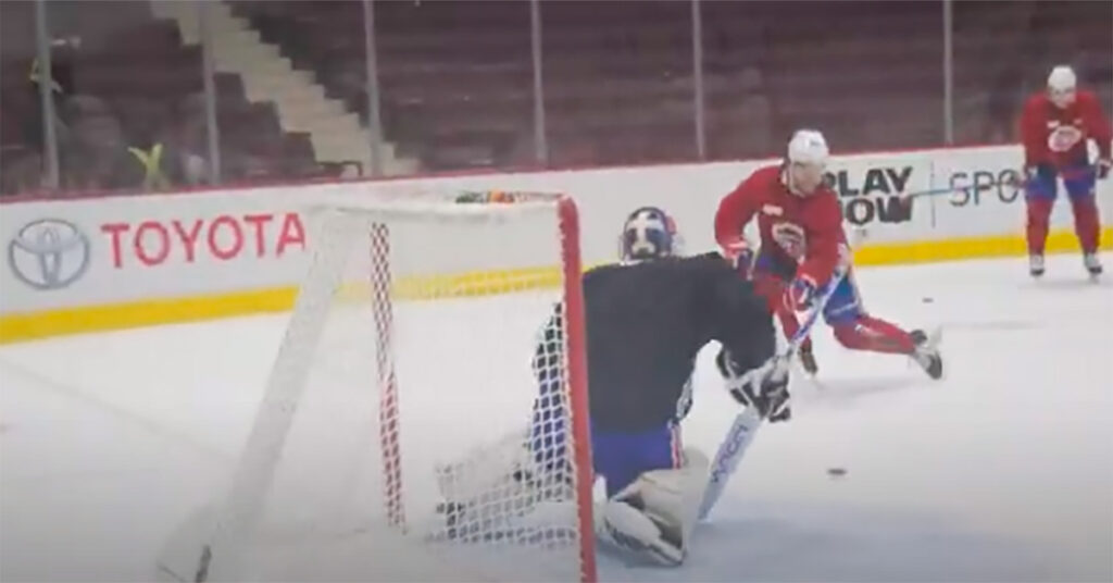 Montreal Canadiens morning practice video