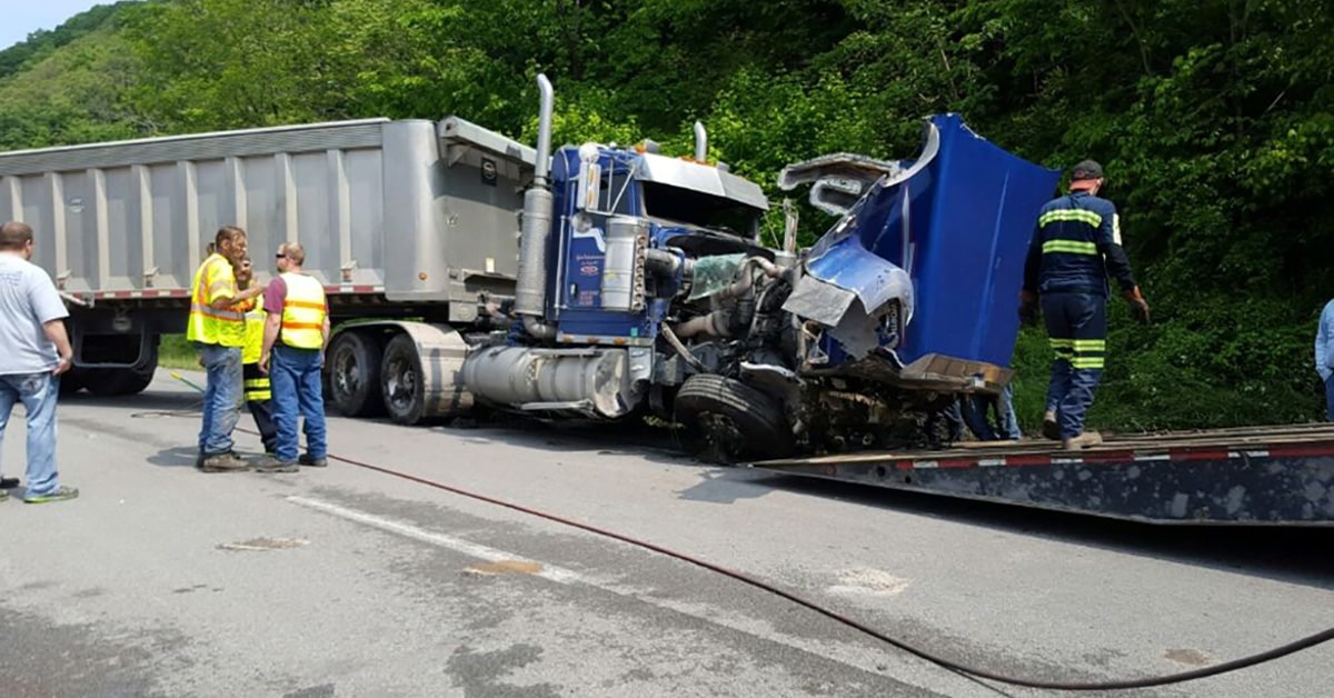 coal truck accident
