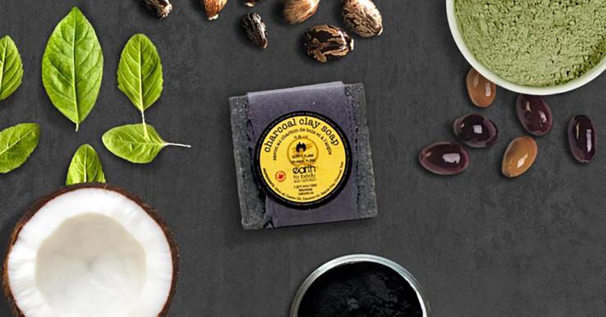 Charcoal soap