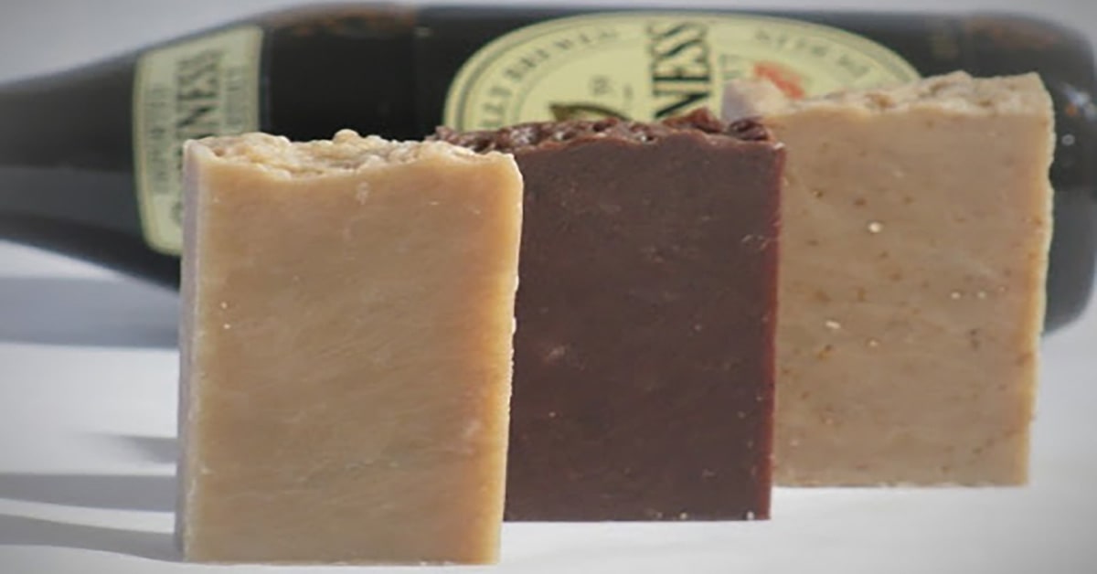 Irish stout oatmeal soap