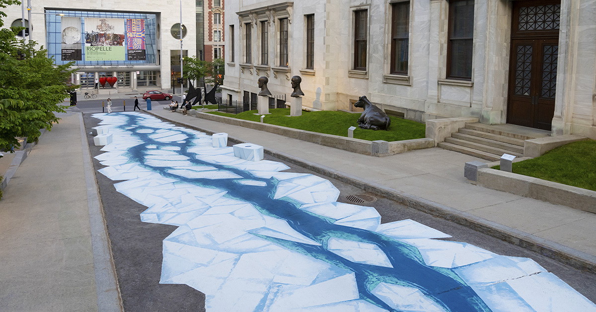 A Du Musée Avenue Installation by Collectif Incognito