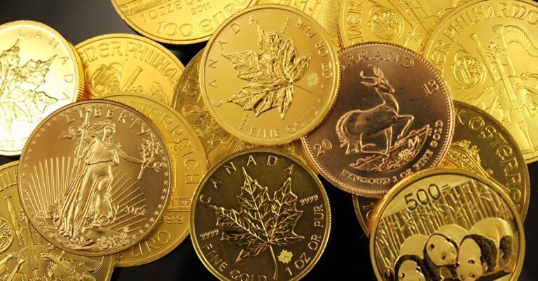 Gold coins