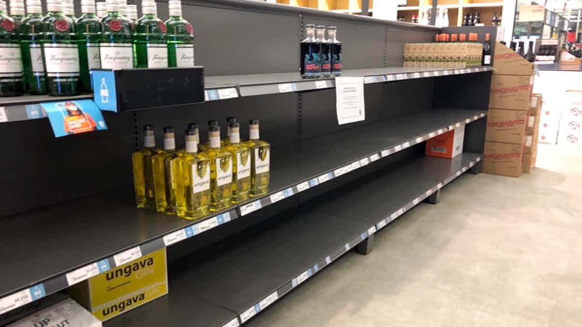 SAQ empty shelves may linger for a few weeks after