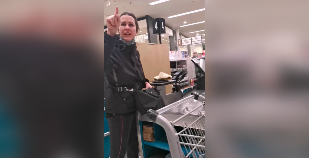 Women caught in anti-Asian rant