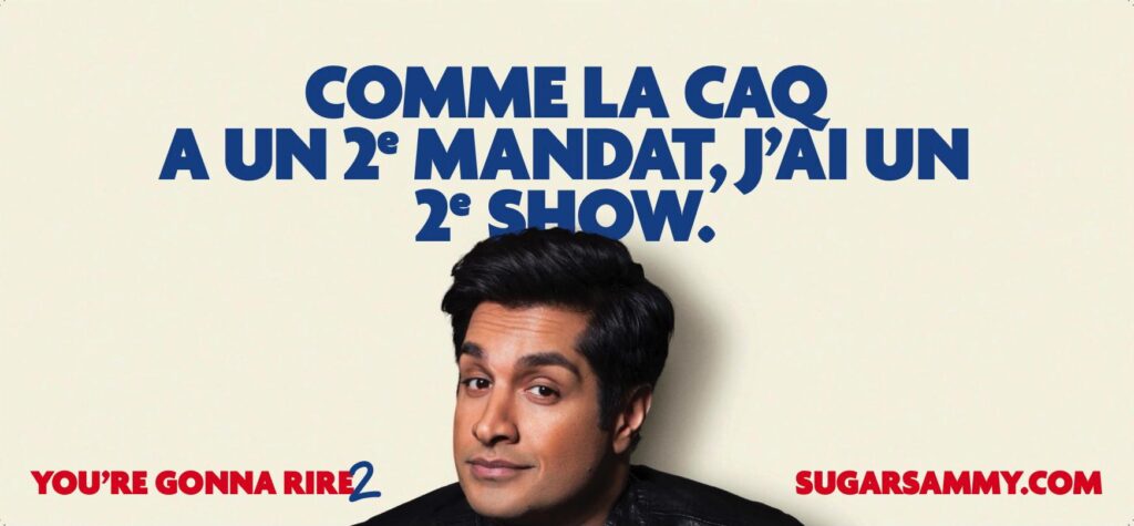 Comedian Sugar Sammy is back! …And in both languages, too!