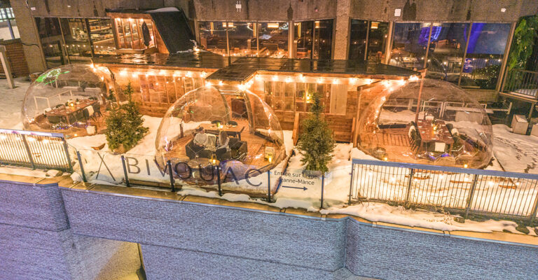 Bivouac winter dining