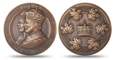 King Charles III medallion