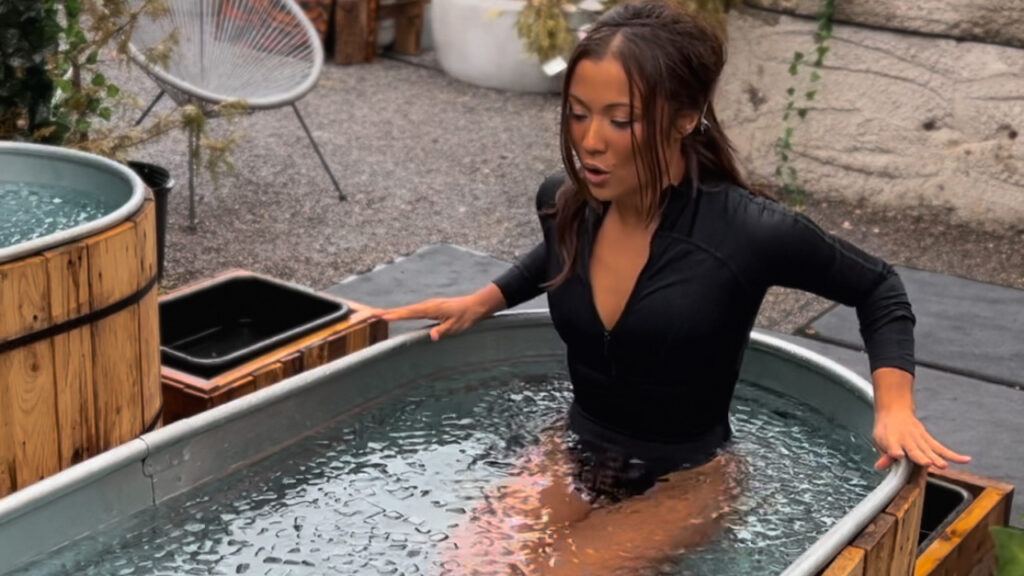 cold plunge - ice bath