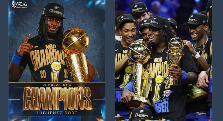 Montreal's Lugentz Dort wins NBA championship