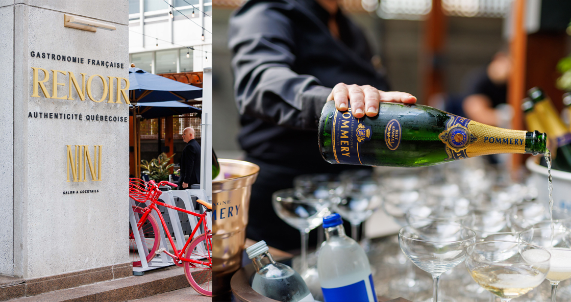 RENOIR opens new elegant terrasse for the summer season, partners with Champagne Pommery