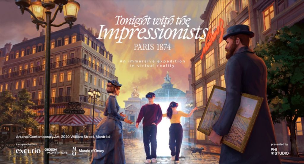 Tonight with the Impressionists, Paris 1874 premieres at Arsenal Contemporary Art