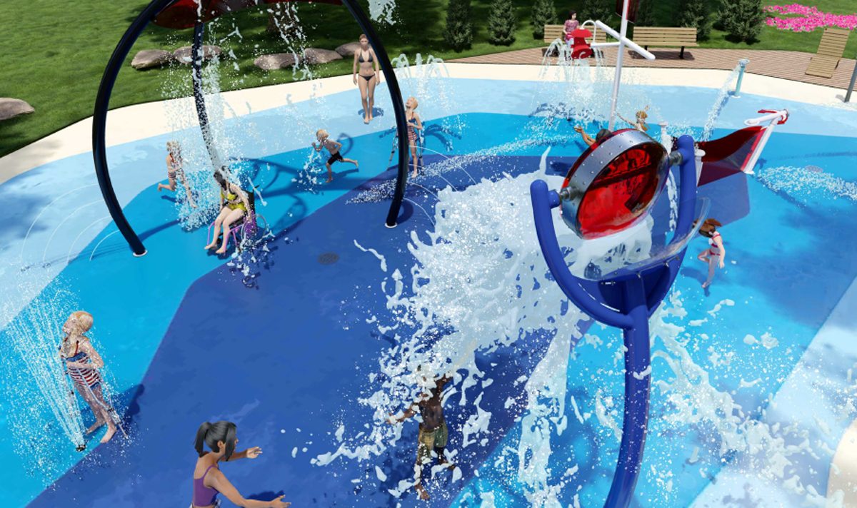 Pirate's Cove Splash pad and a Ninja Challenge Park just opened at Westwood