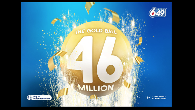 Quebecer wins $46 million Gold Ball