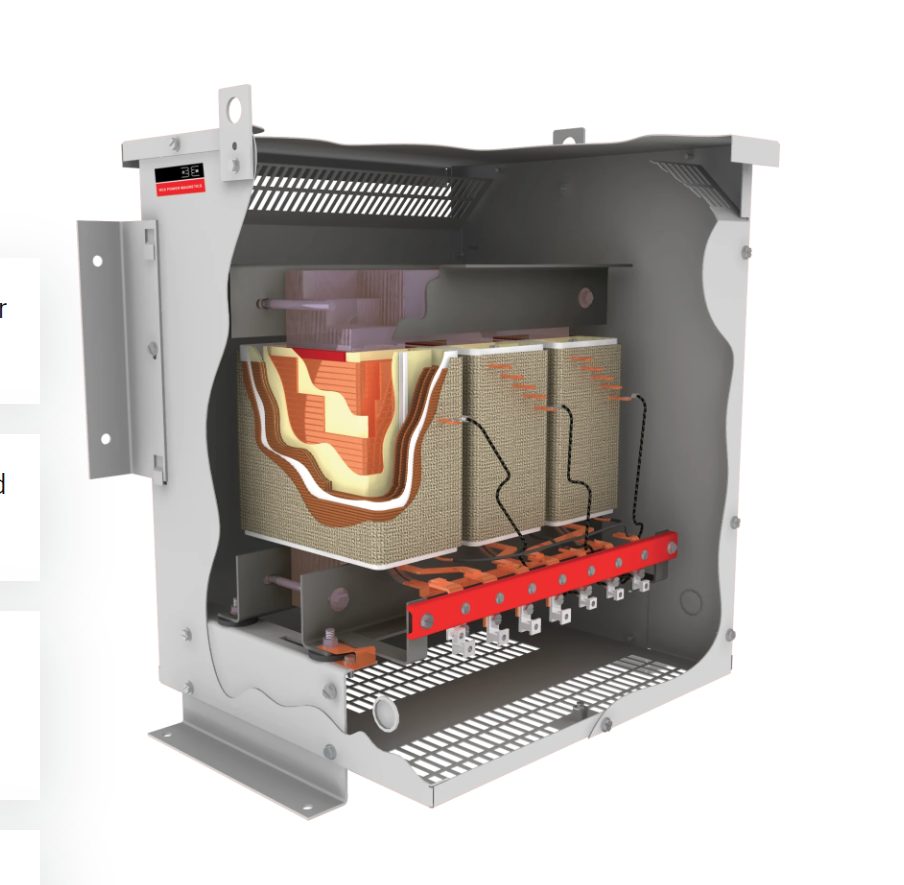 dry-type transformers use air