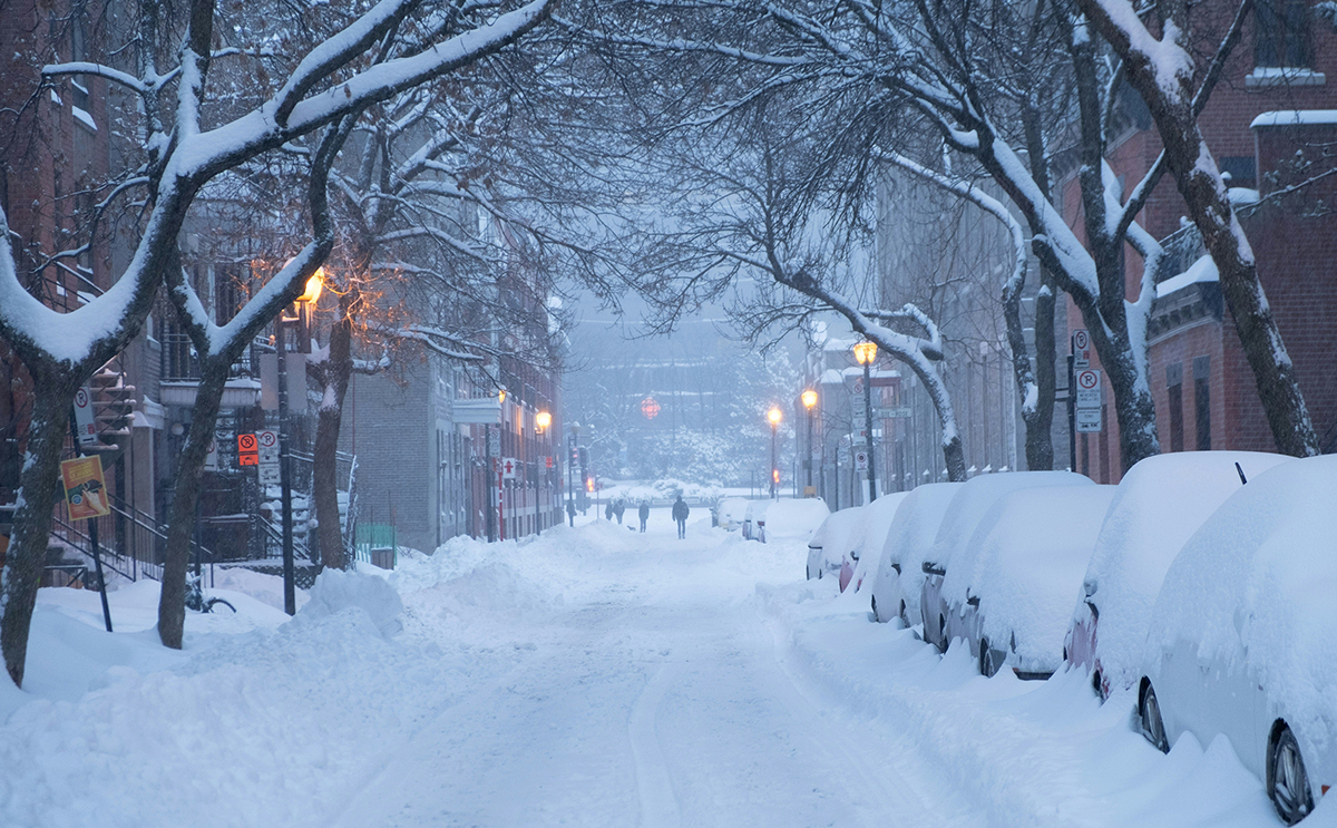 Montreal in winter