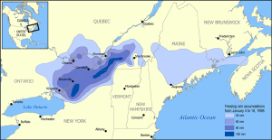 Comparing the ice storm of 98 to 2026 Montreal