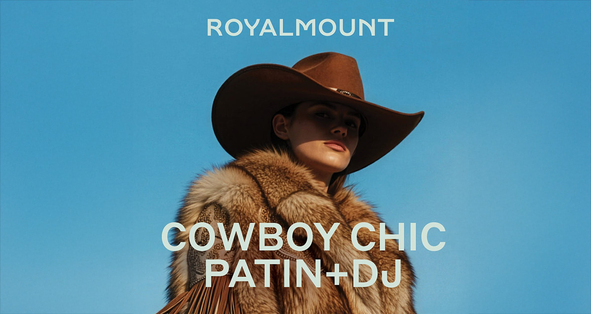 Royalmount cowboy skating party