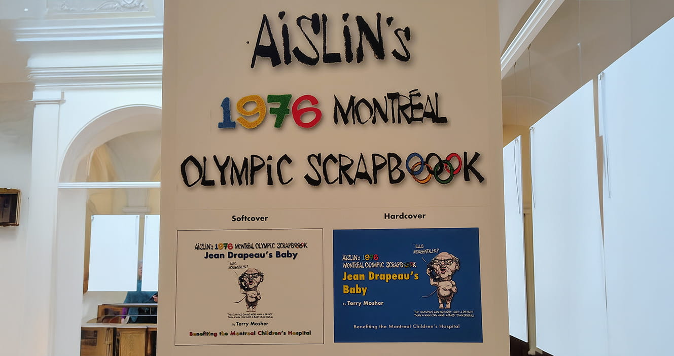 Aislin's 1976 Montreal Olympic Scrapboo book review