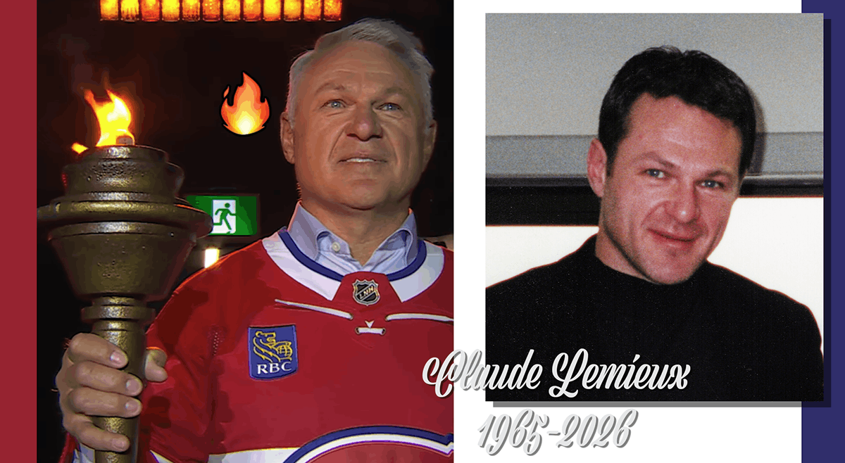Montreal Canadiens Legend Claude Lemieux Dies at 60, Just Days After Emotional Bell Centre Appearance