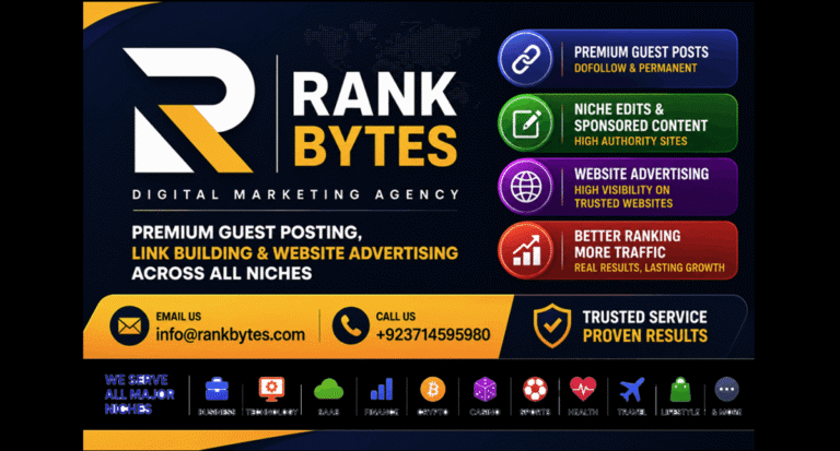 Rank Bytes – Affordable Guest Posting Packages with Powerful White Hat Link Building