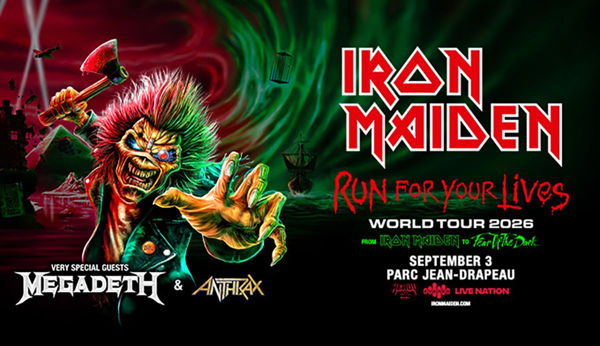 Iron Maiden Bring Their 50th Anniversary Stadium Tour to Montreal This September