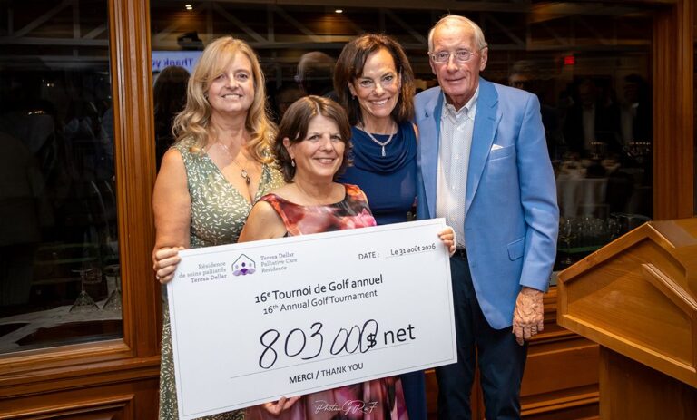 Community Rallies on the Fairways to Raise Record-Breaking $ 803,000 for Montreal Charity