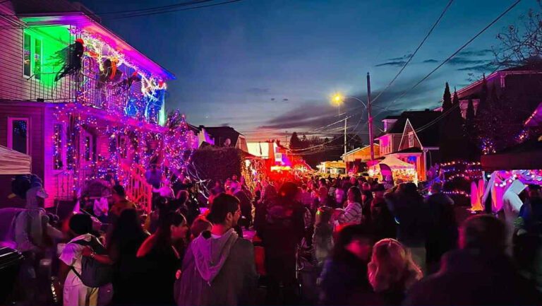 Halloween Takes Over Édouard Street in Salaberry-de-Valleyfield