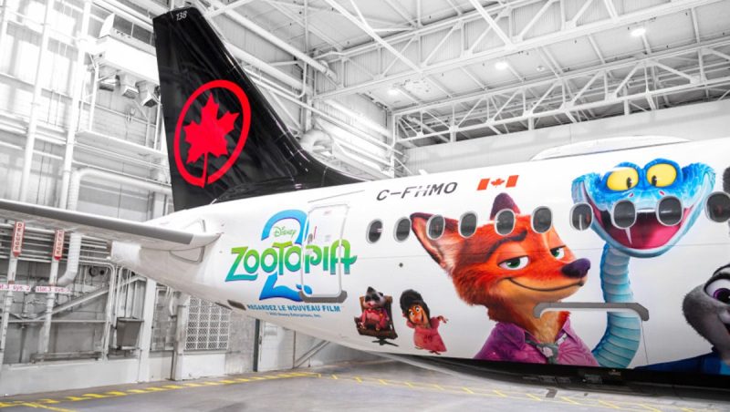Air Canada Zootopia Livery