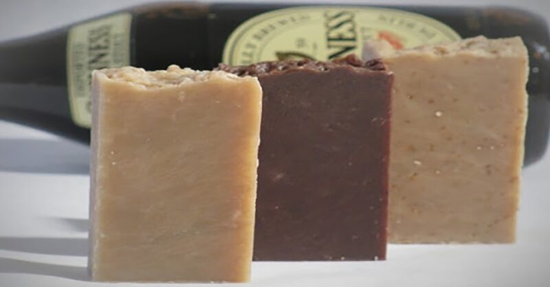 Irish stout oatmeal soap