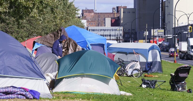 Montreal tent city