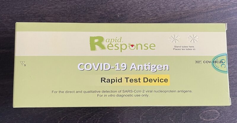 Quebec COVID rapid test