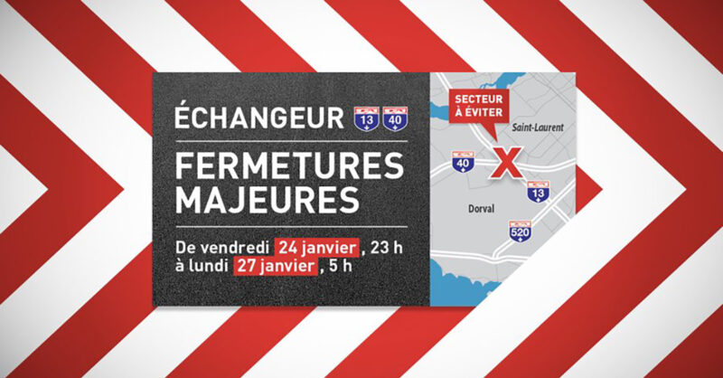 Hwy 40 and Hwy 13 closures