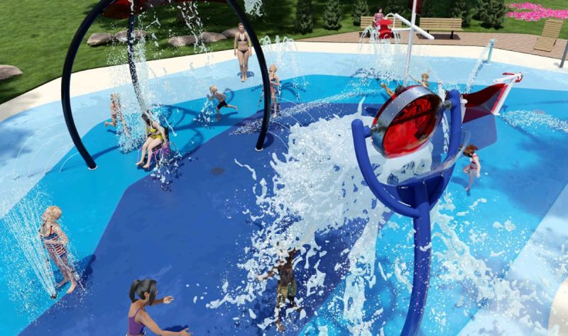Pirate's Cove Splash pad and a Ninja Challenge Park just opened at Westwood